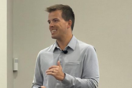 Jim Blake Speaking at an Event